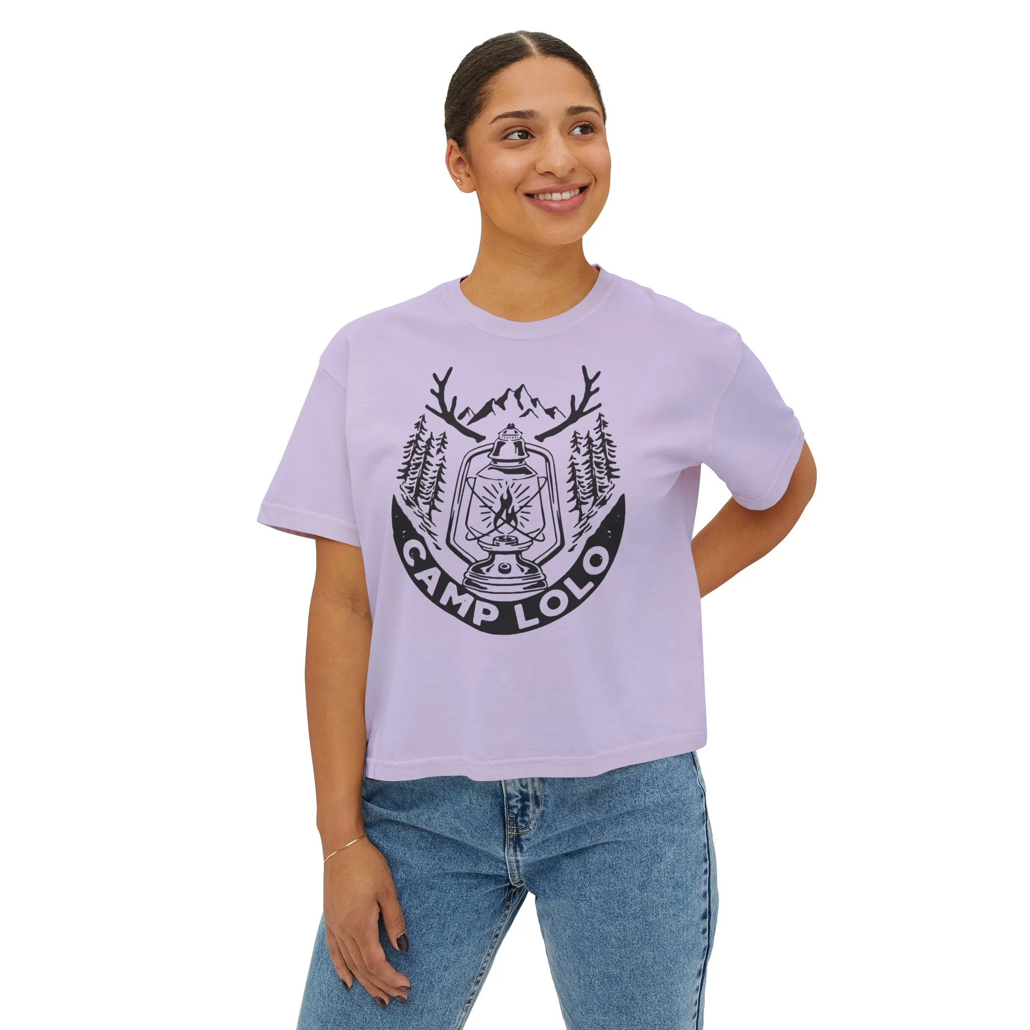 Lolo Camp Lantern Women's Boxy Tee