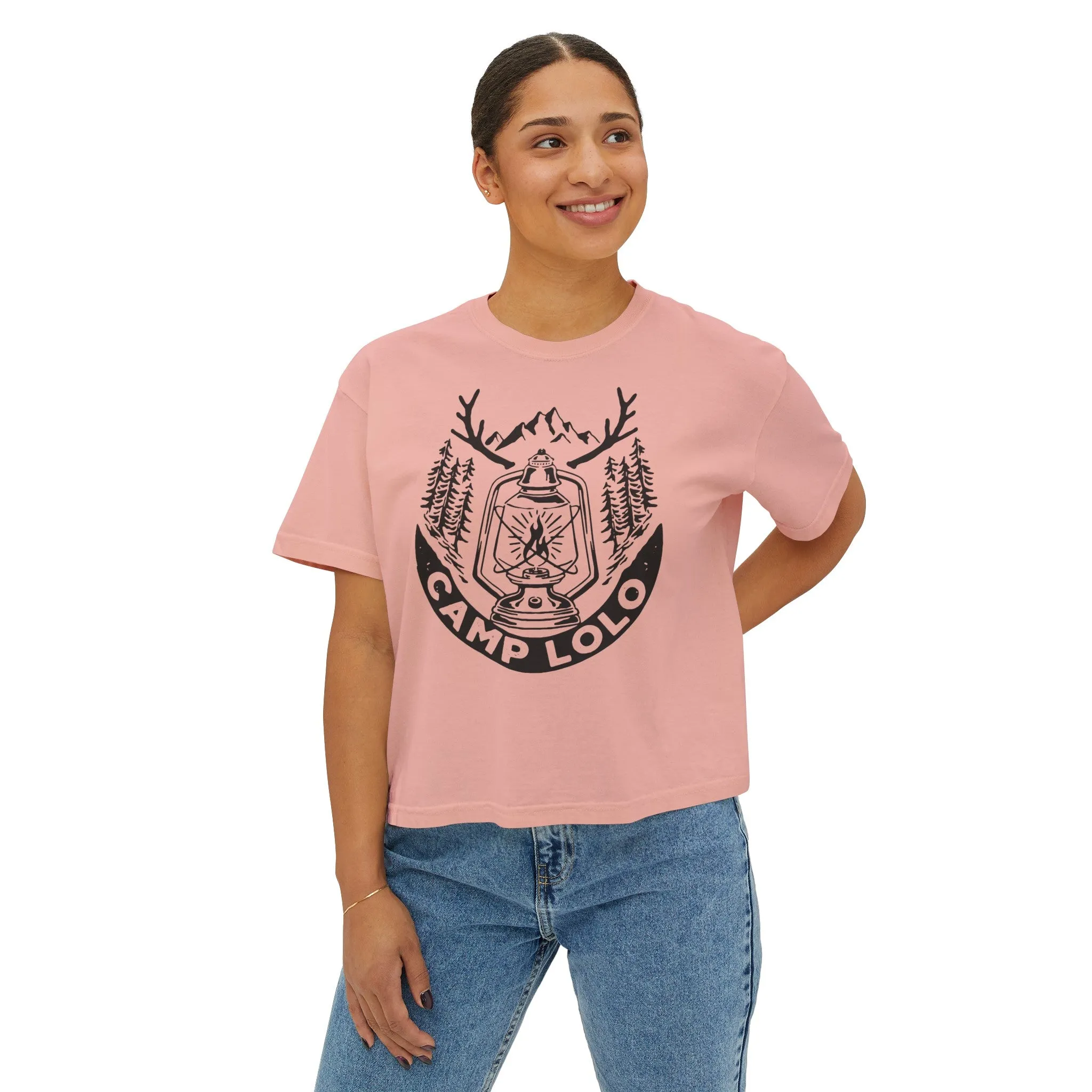 Lolo Camp Lantern Women's Boxy Tee