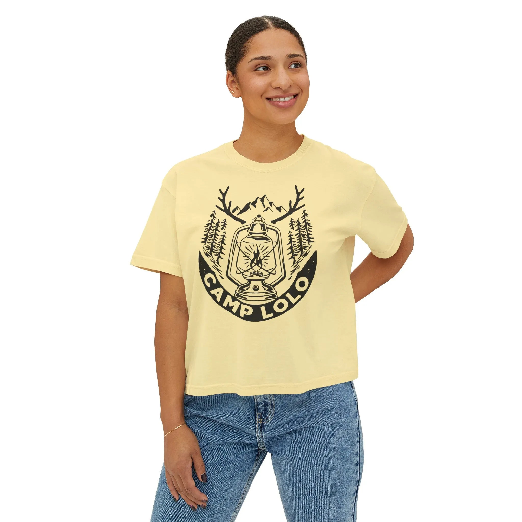 Lolo Camp Lantern Women's Boxy Tee