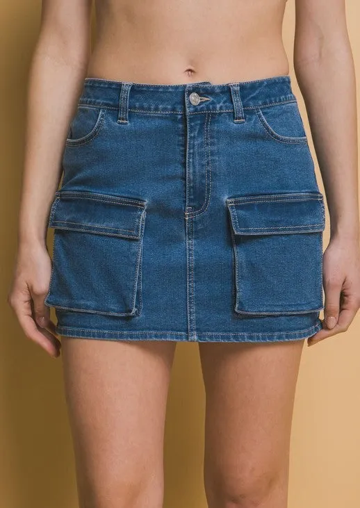 LOREN skirt (Blue)