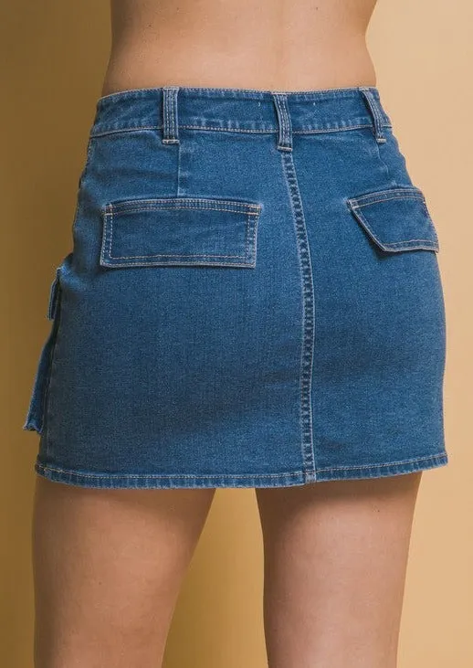 LOREN skirt (Blue)