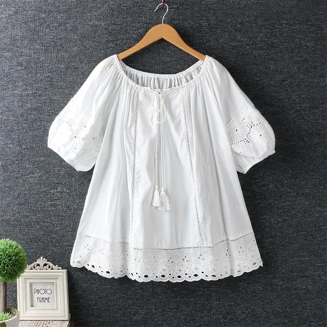 LOUISA Embroidered Blouse