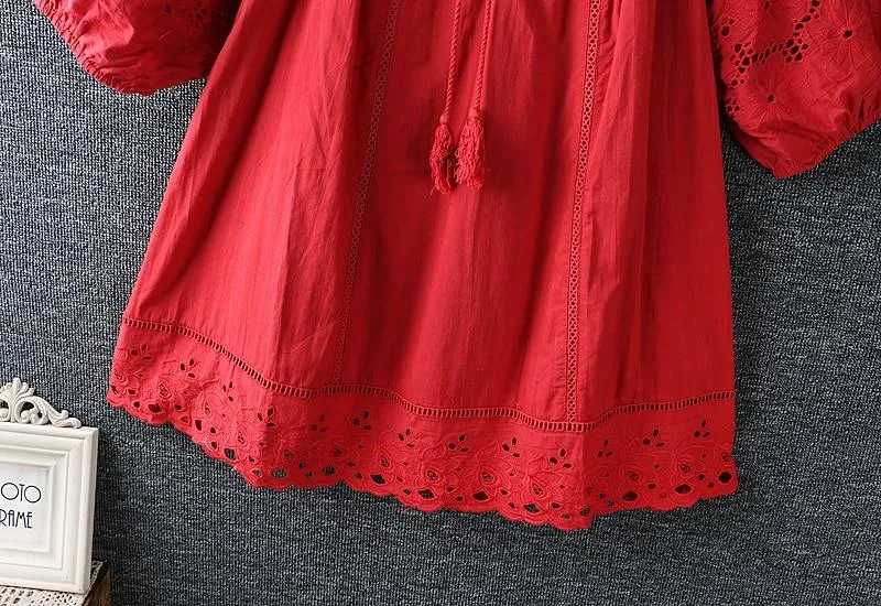 LOUISA Embroidered Blouse