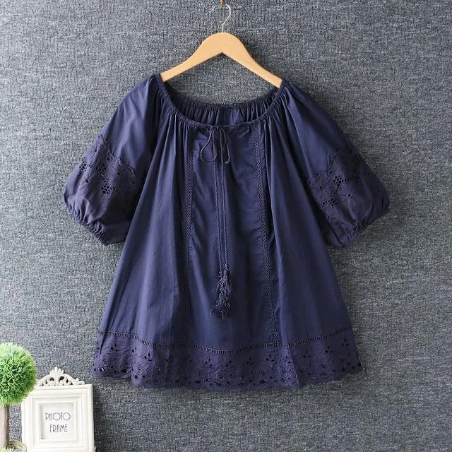 LOUISA Embroidered Blouse