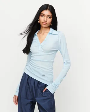 Louise Knit Top - Blue