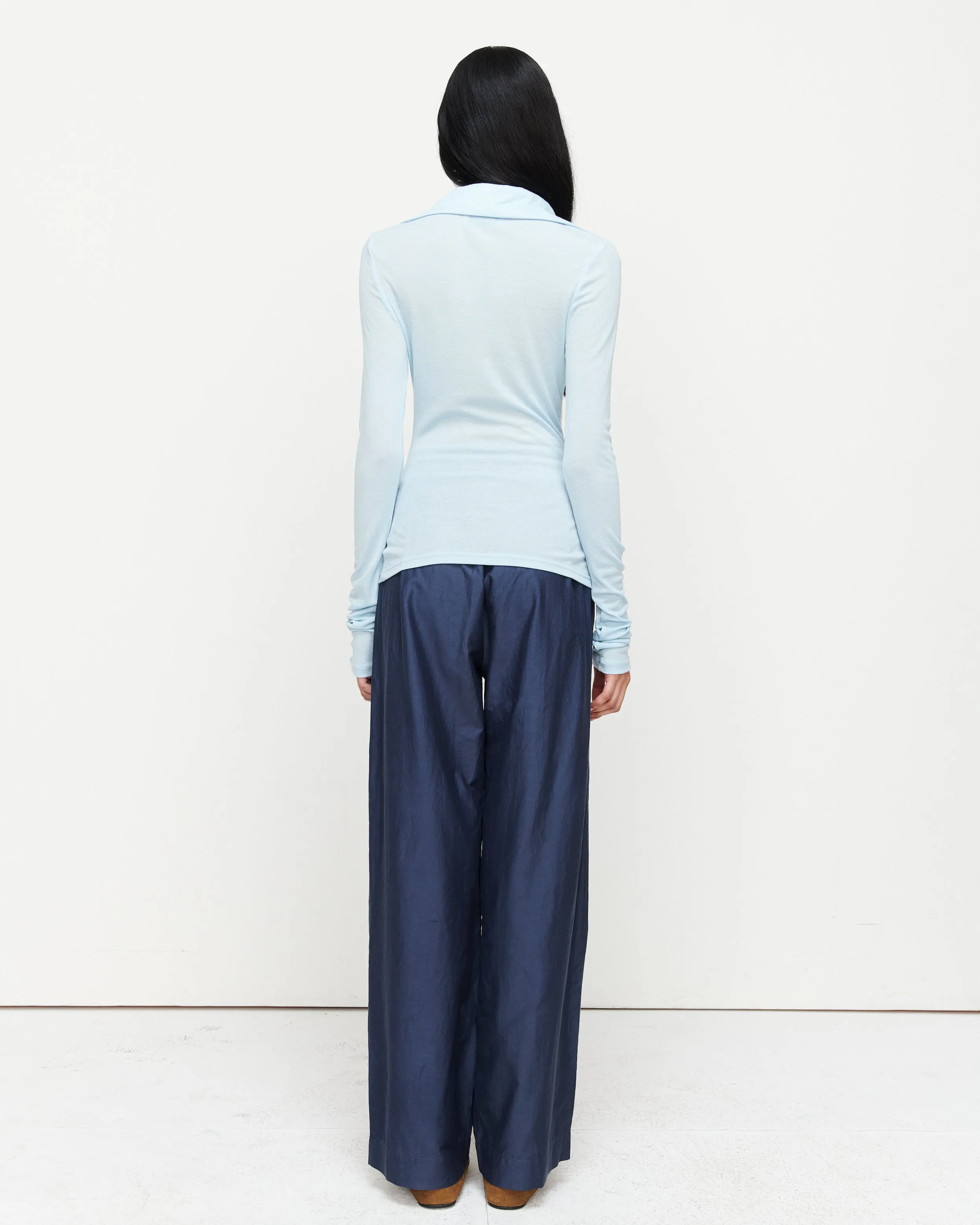 Louise Knit Top - Blue