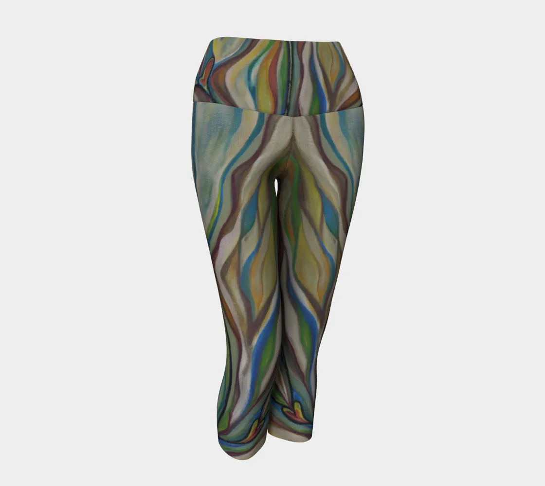 Love is Breaking Through Yoga Capris