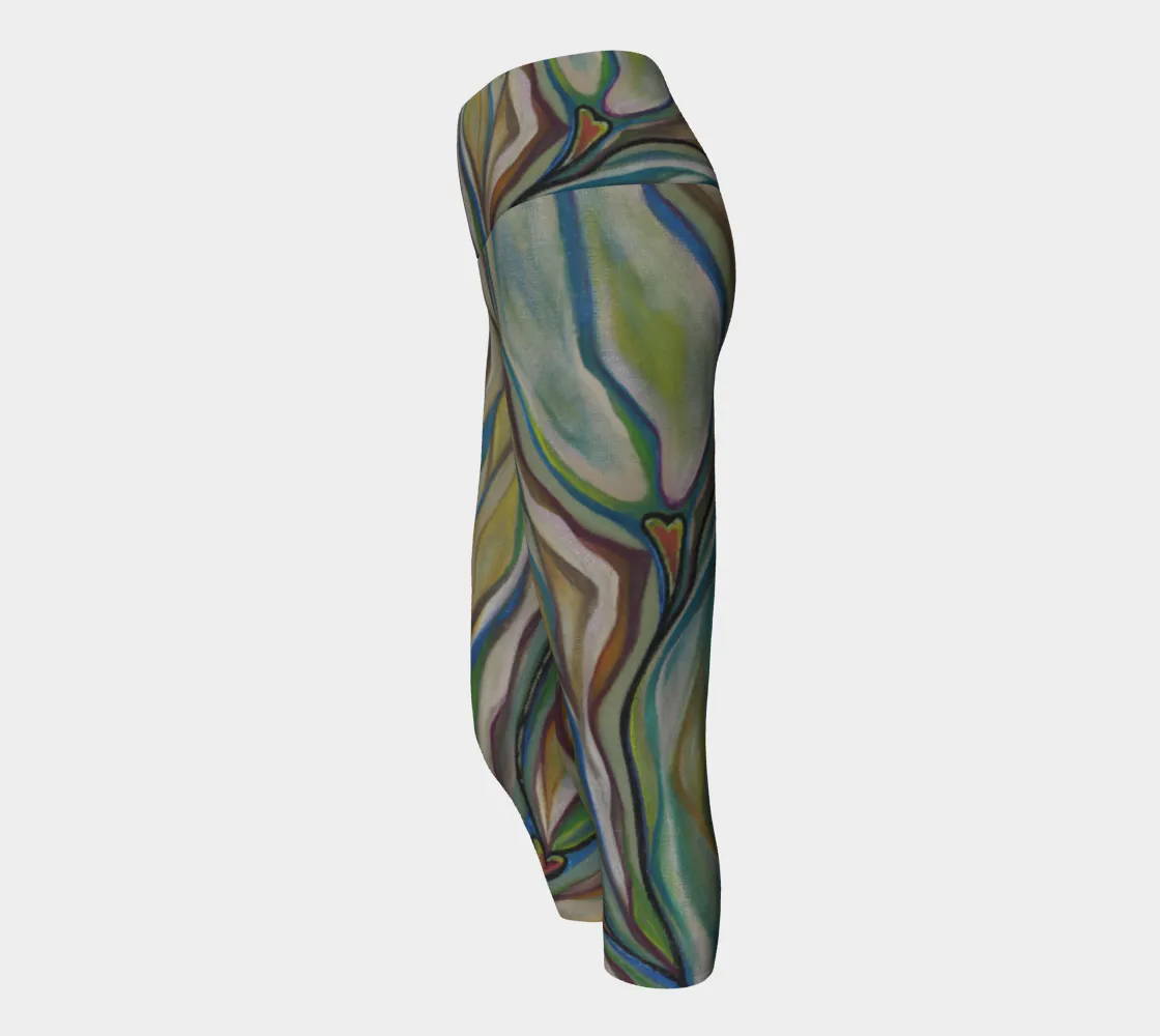 Love is Breaking Through Yoga Capris