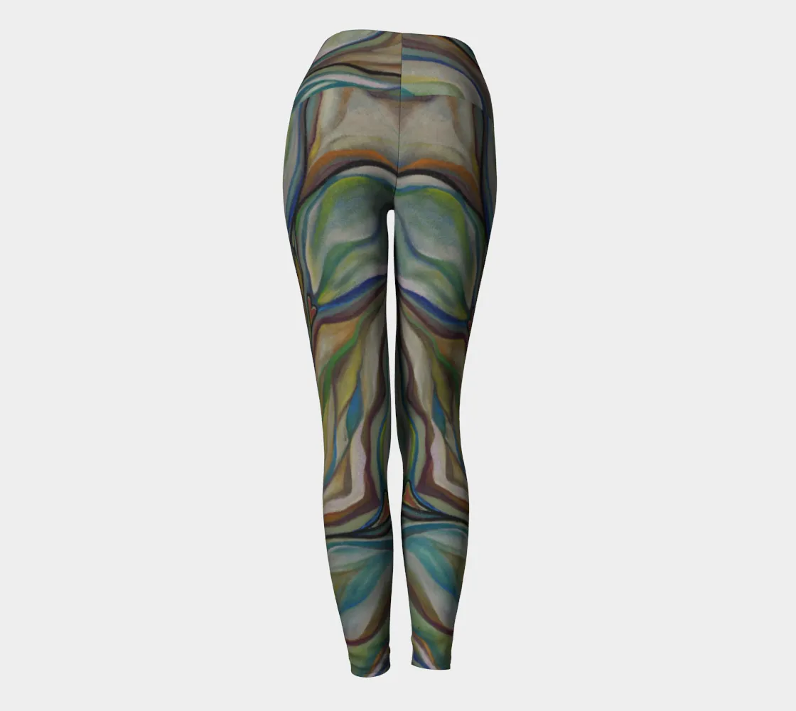 Love is Breaking Through Yoga Leggings