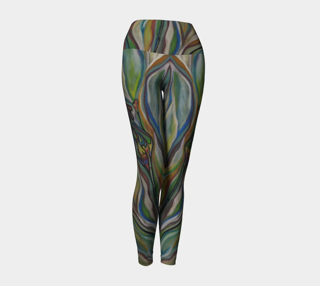 Love is Breaking Through Yoga Leggings