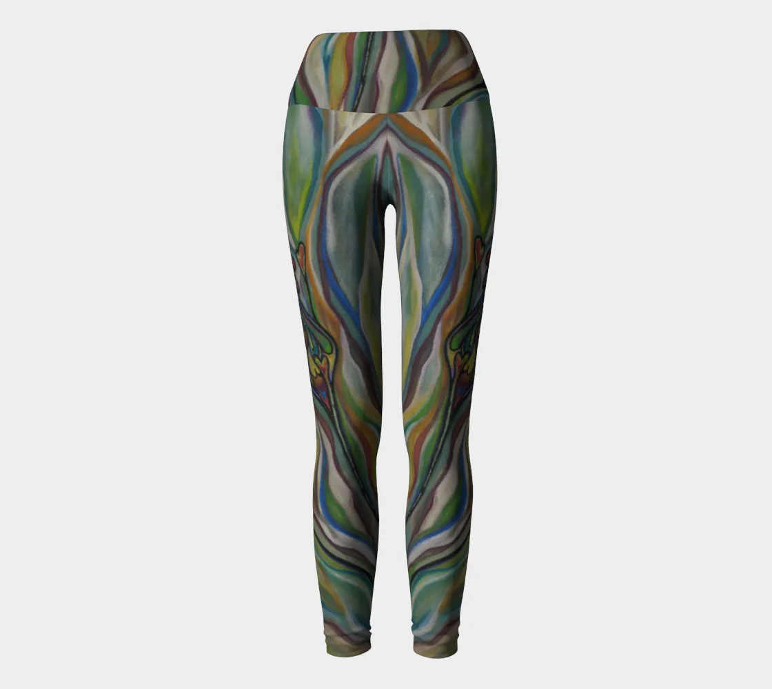 Love is Breaking Through Yoga Leggings
