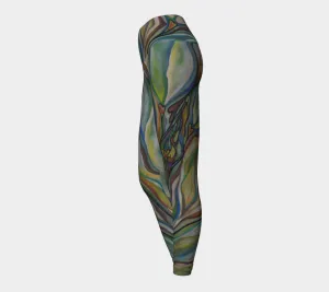 Love is Breaking Through Yoga Leggings