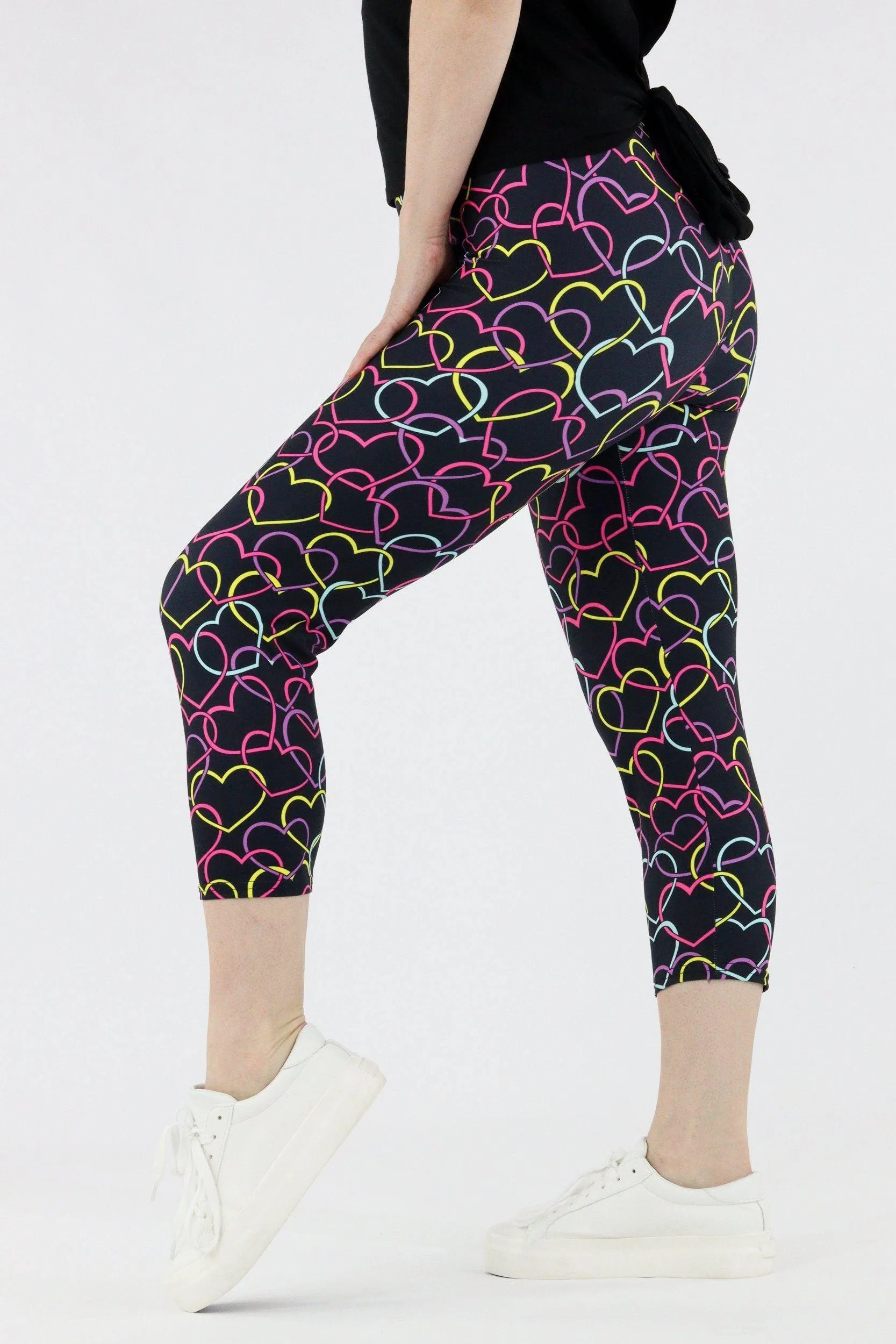 Love Locked - Casual Capri Leggings