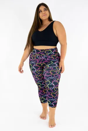 Love Locked - Casual Capri Leggings