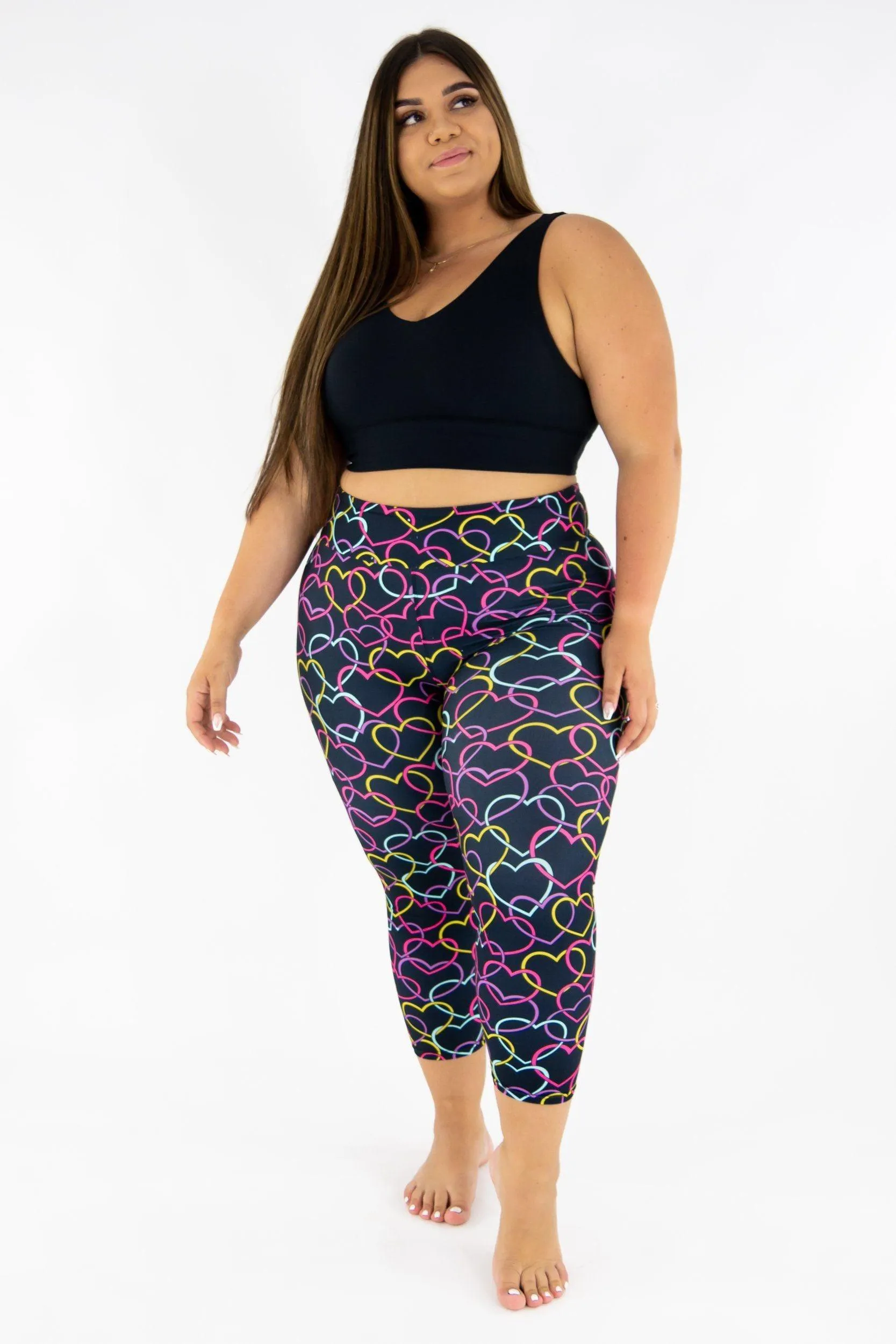 Love Locked - Casual Capri Leggings