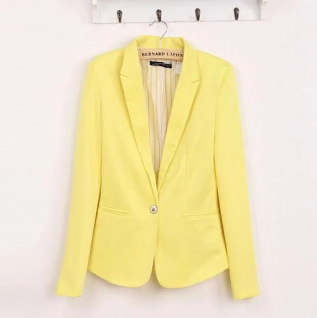Lowest Fall Promotion  blazer women suit blazer foldable brand jacket  spandex with lining Vogue refresh blazers Free shipping