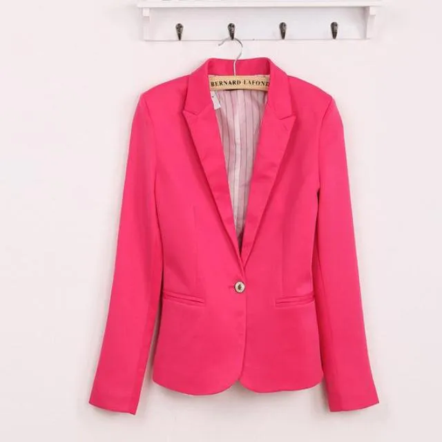 Lowest Fall Promotion  blazer women suit blazer foldable brand jacket  spandex with lining Vogue refresh blazers Free shipping
