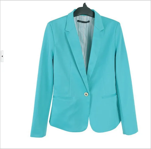 Lowest Fall Promotion  blazer women suit blazer foldable brand jacket  spandex with lining Vogue refresh blazers Free shipping