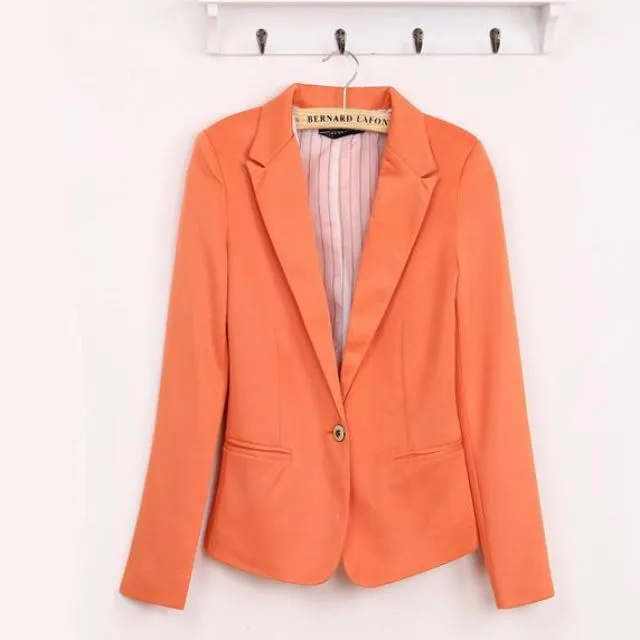 Lowest Fall Promotion  blazer women suit blazer foldable brand jacket  spandex with lining Vogue refresh blazers Free shipping