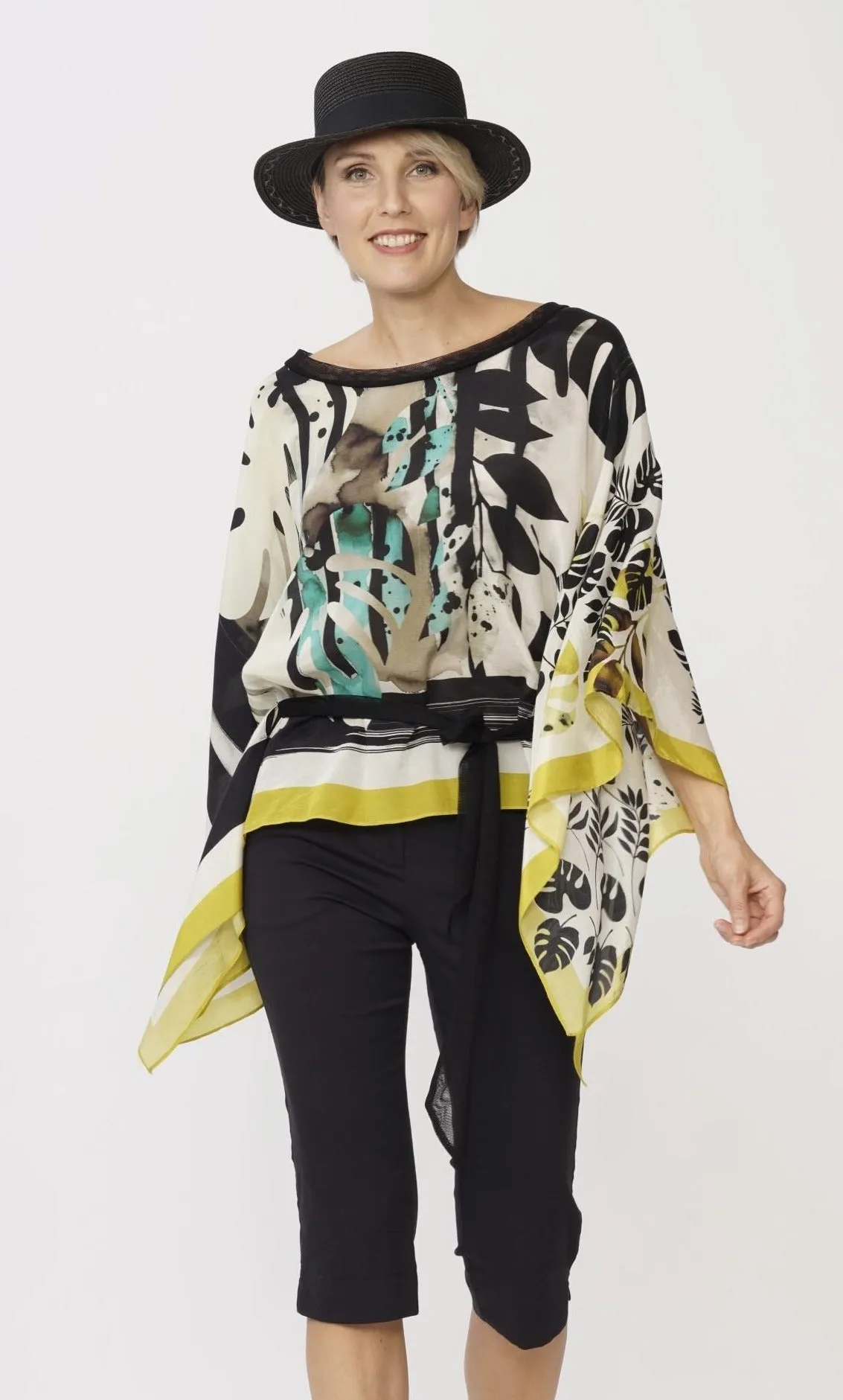 Luukaa Belted Poncho