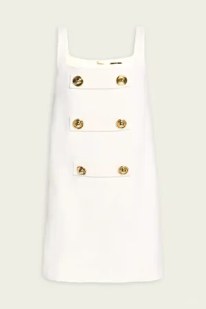 Luya Short Dress in Pearl
