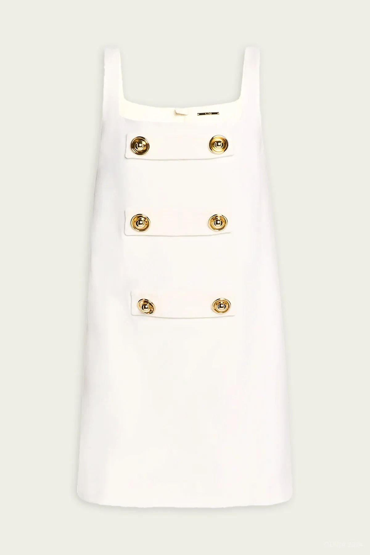 Luya Short Dress in Pearl