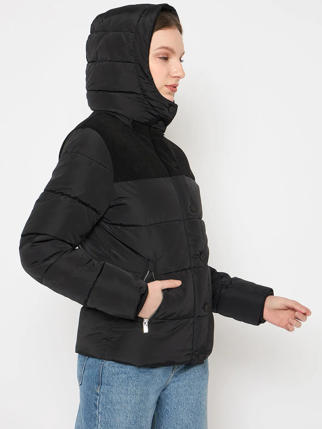 Madame Corduroy Black Jacket