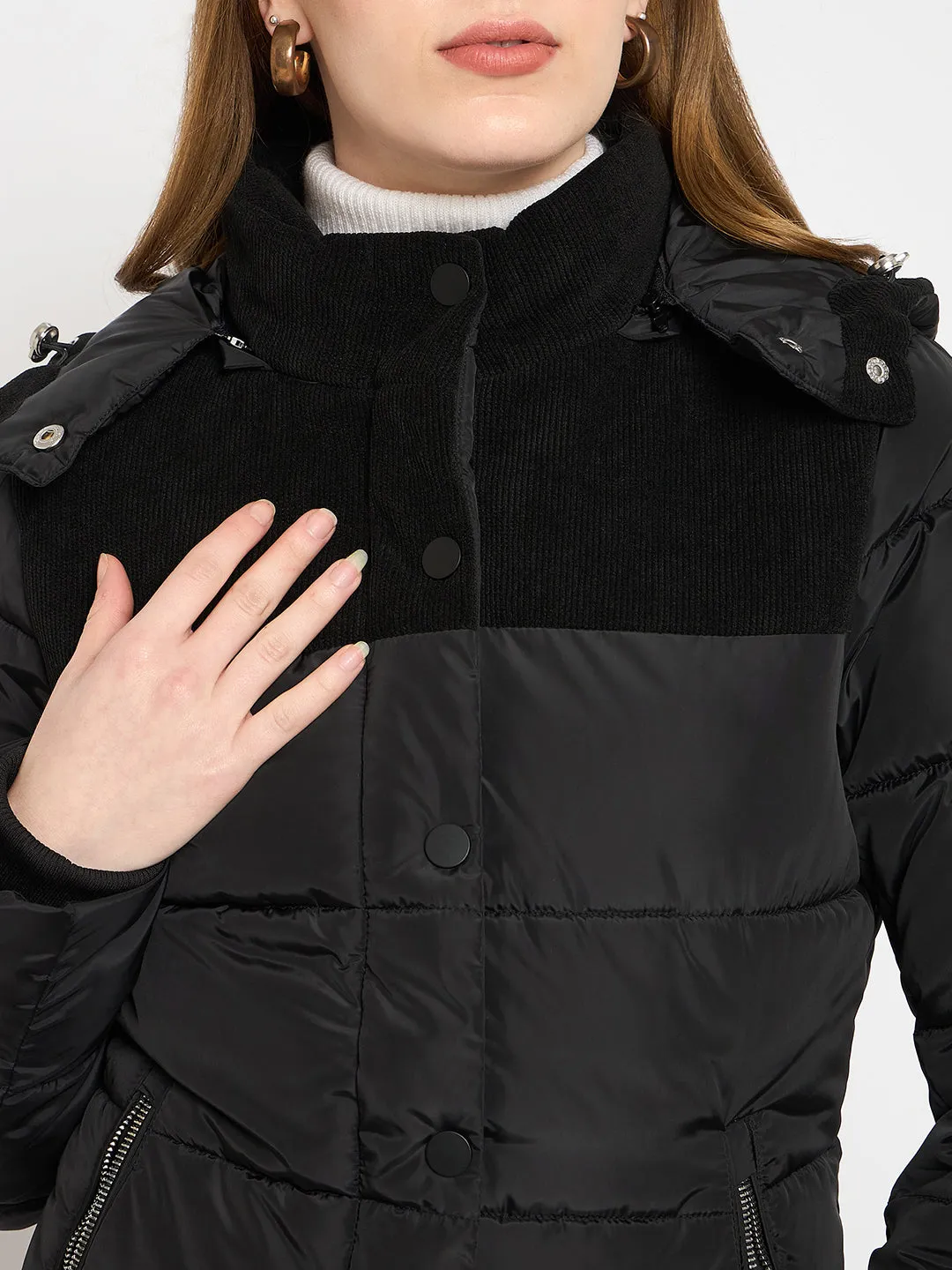 Madame Corduroy Black Jacket