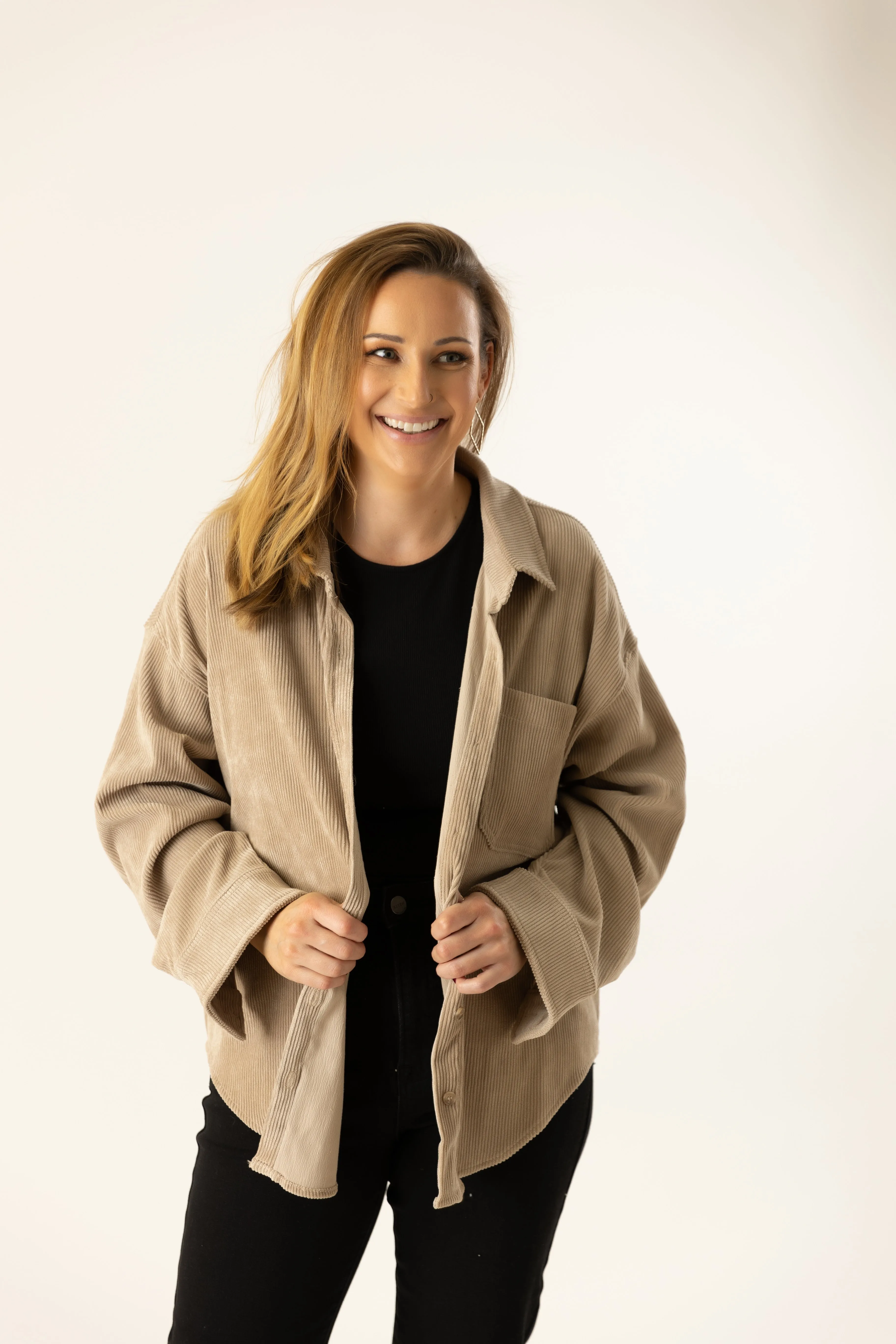 Maddox Corduroy Shacket