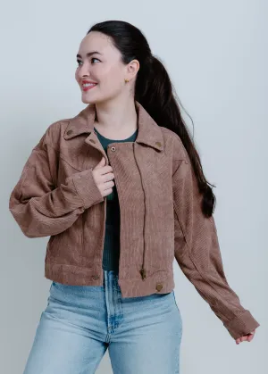 Maeve Corduroy Moto Jacket