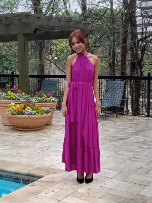 Magenta Maxi Dress