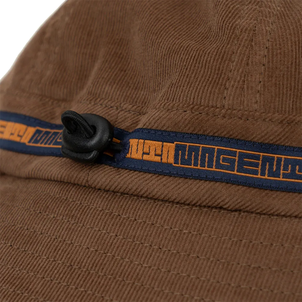 Magenta Maze Bucket Hat Camel