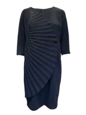 Marina Rinaldi Women's Black Dizione Sheath Dress Size 22W/31 NWT