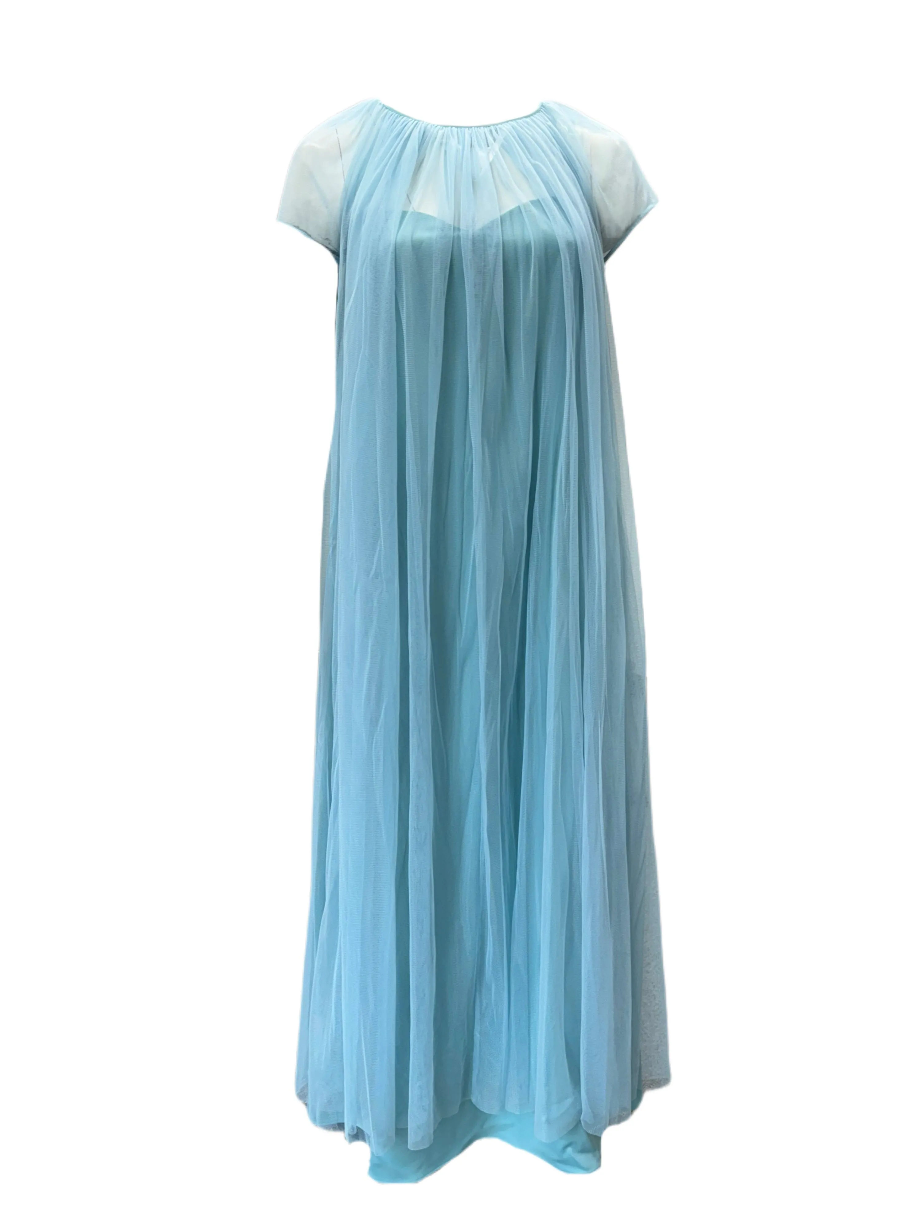 Marina Rinaldi Women's Turquoise Decumano Maxi Dress NWT