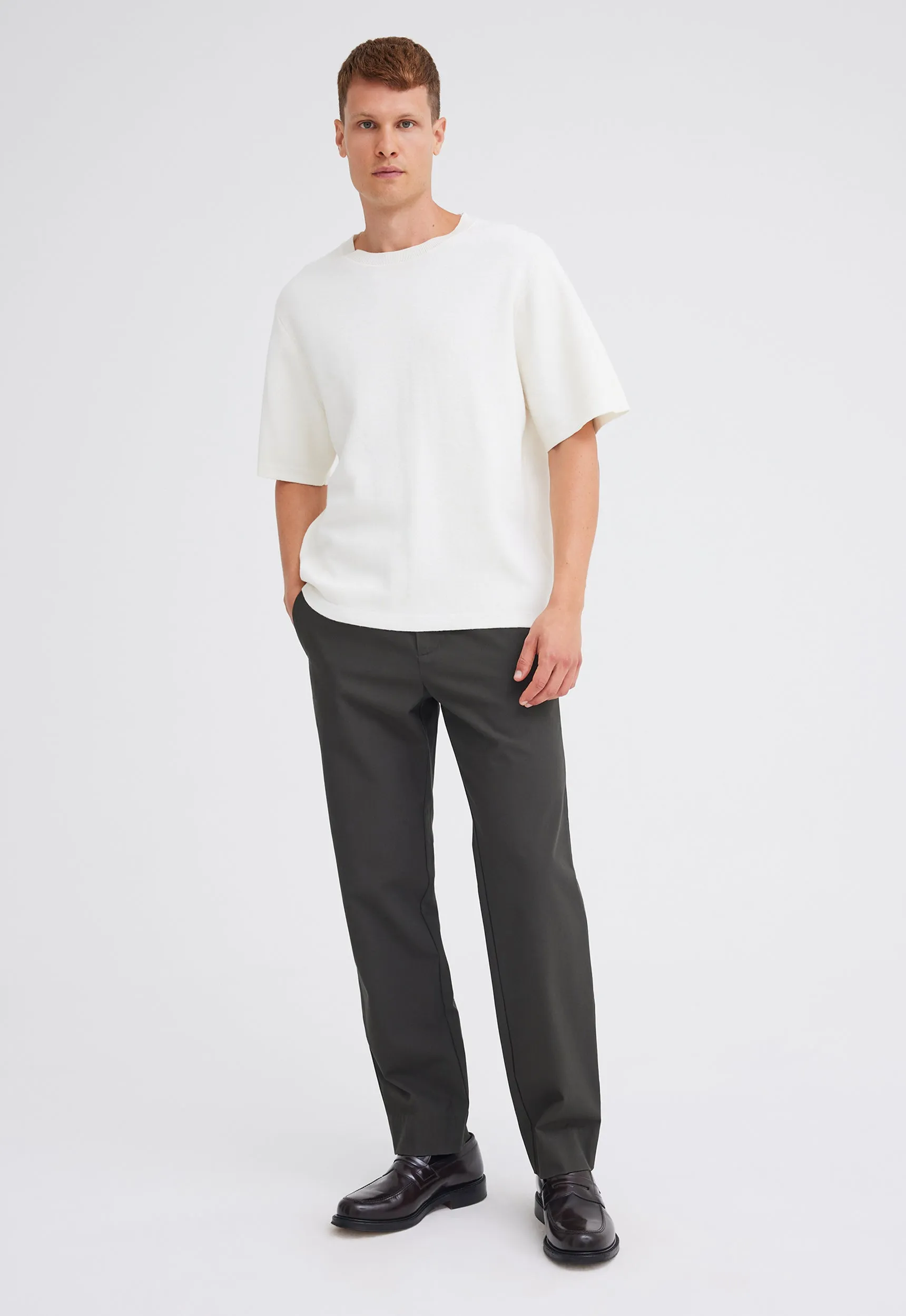 Marker Cotton Cashmere Sweater - Ice Cream