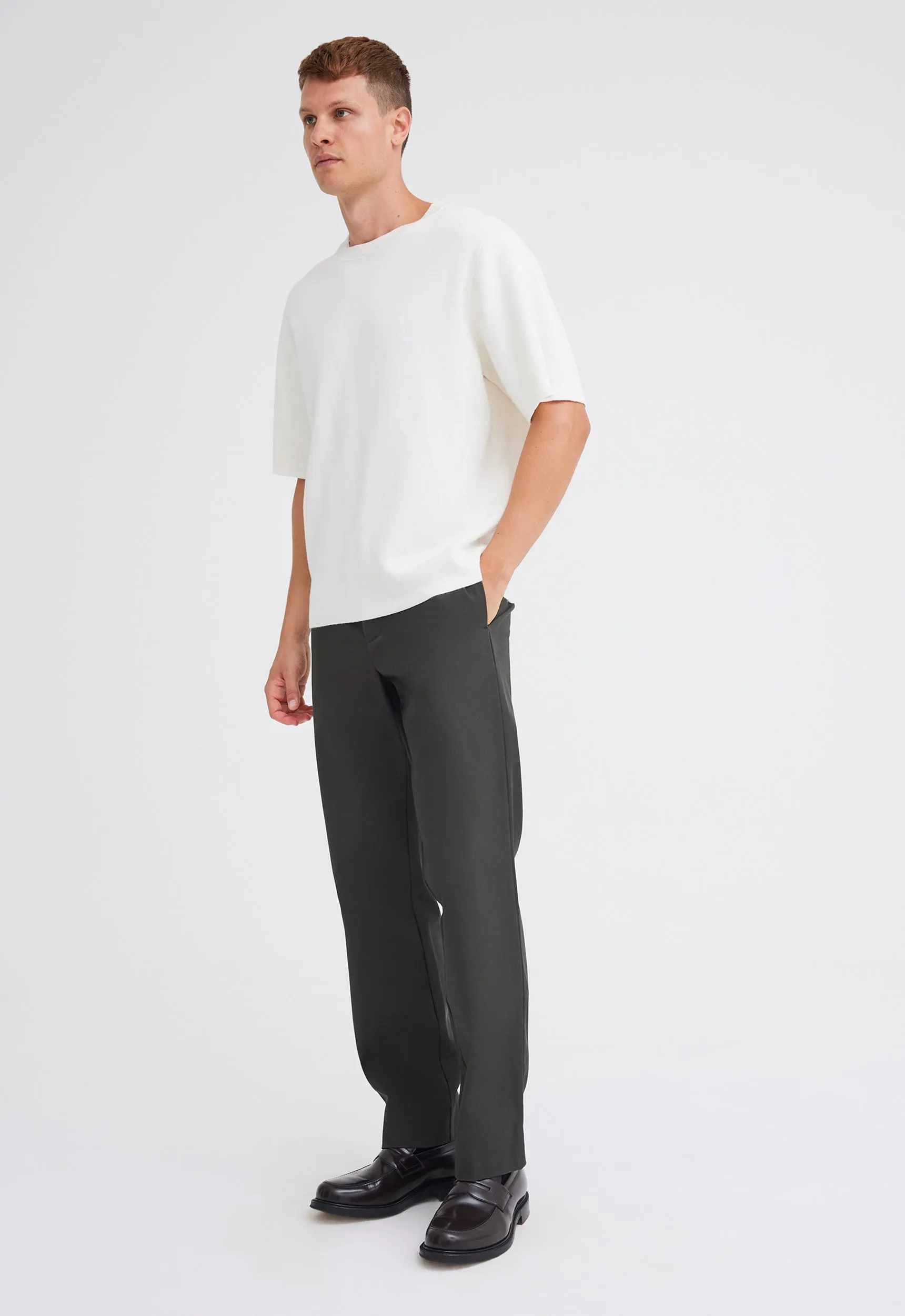 Marker Cotton Cashmere Sweater - Ice Cream