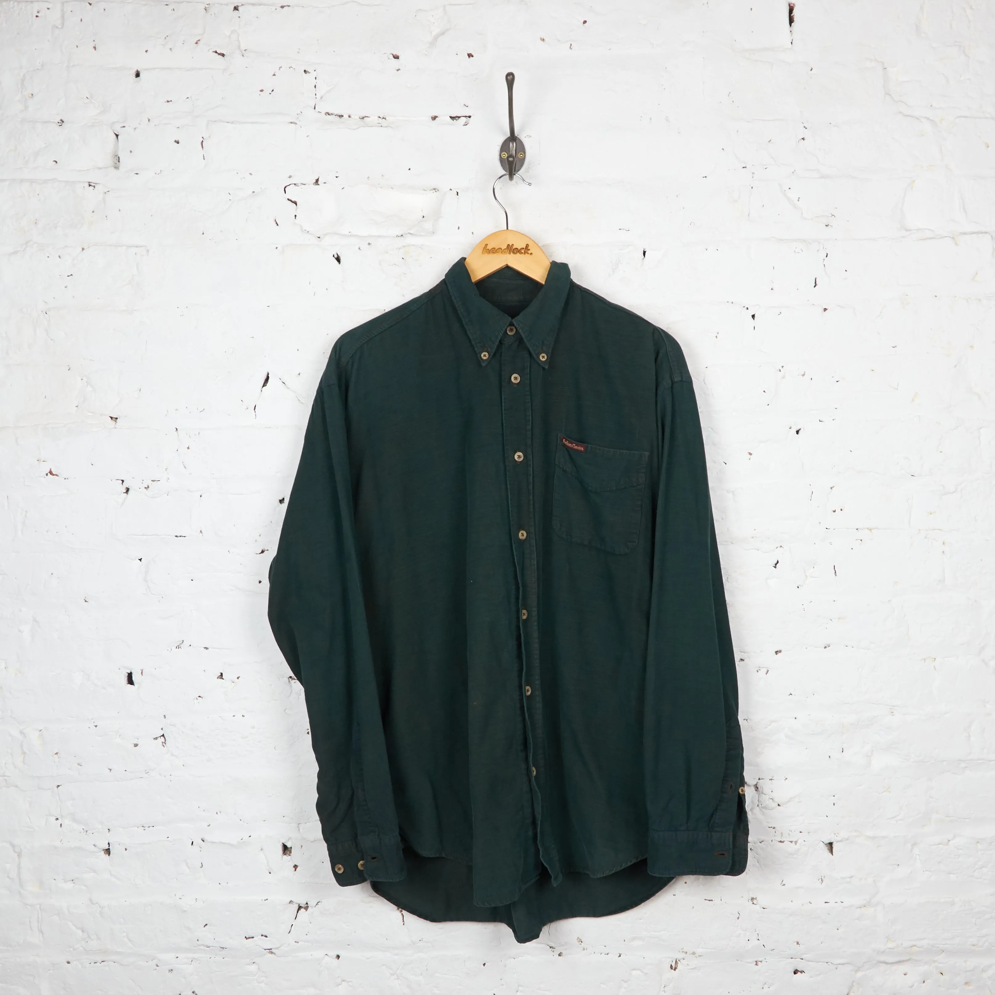 Marlboro Classics Corduroy Shirt - Green - L