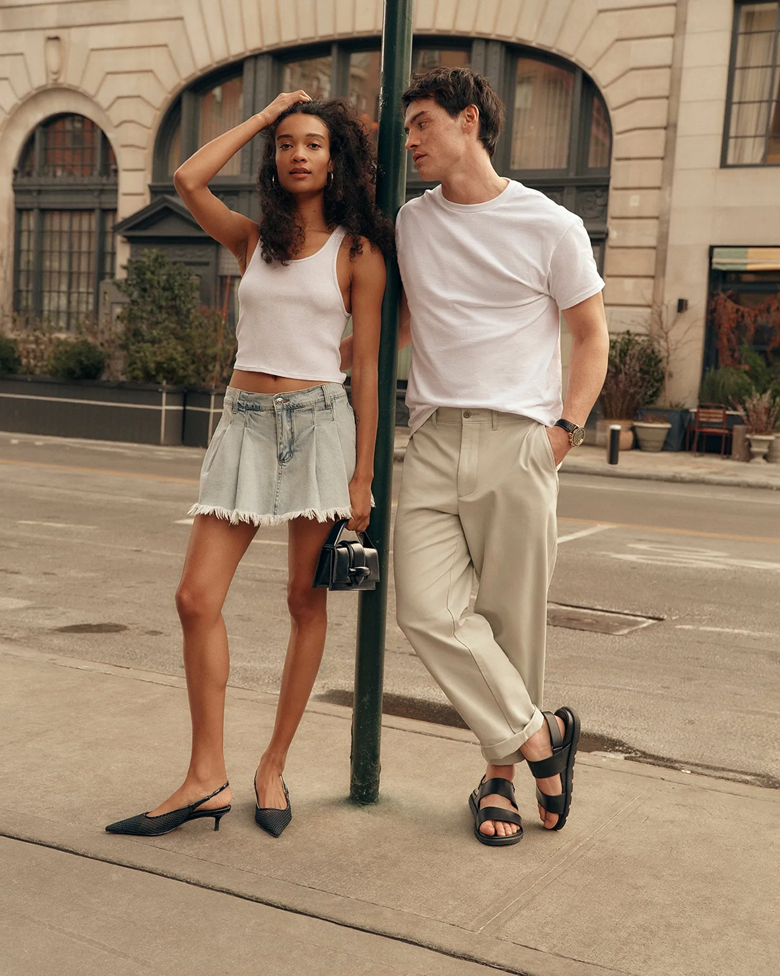 MARLOWE DENIM SKORT