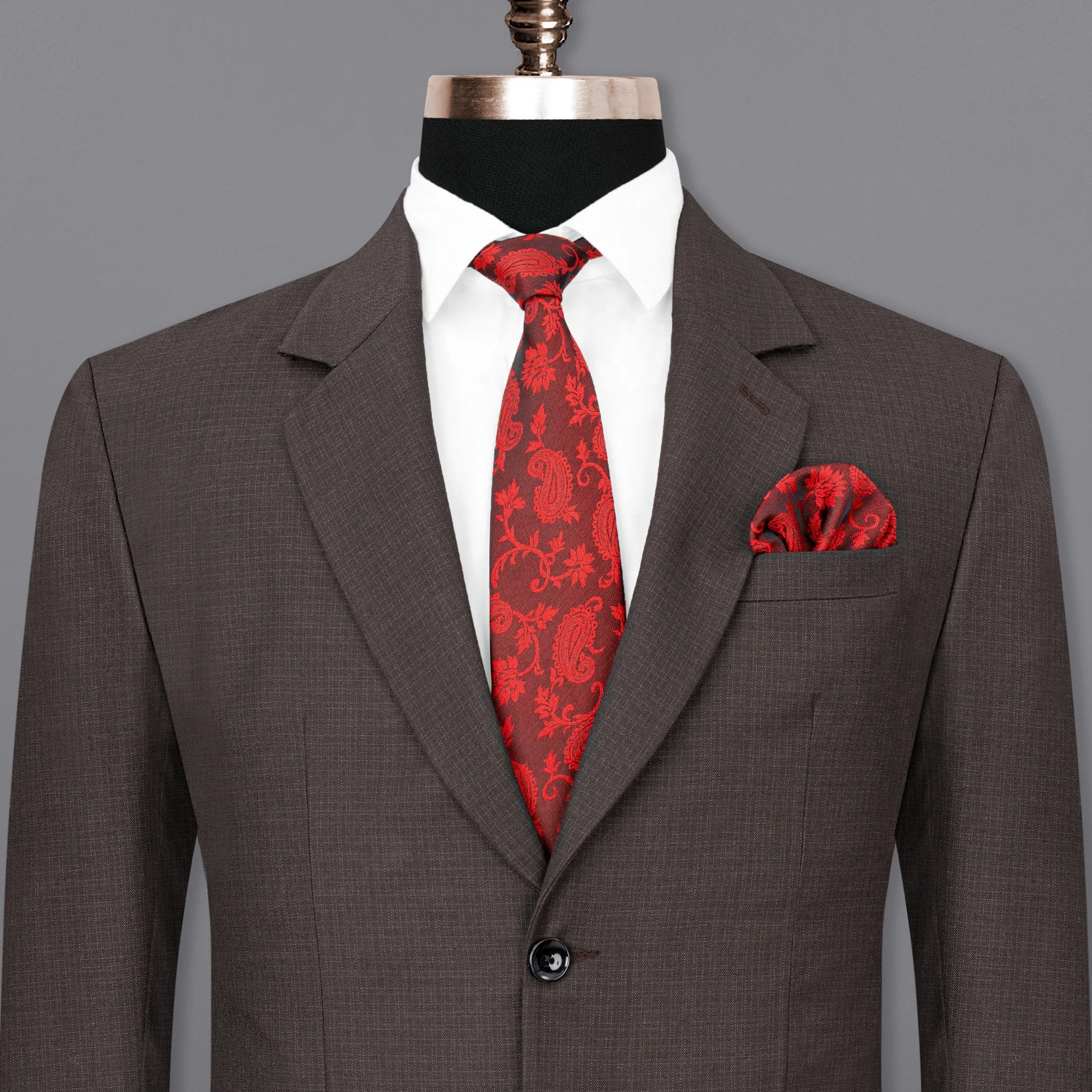 Masala Brown Single Breasted Blazer