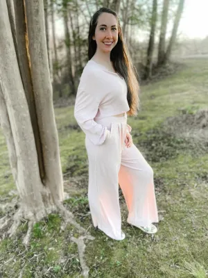 Mauve Knit Bottoms