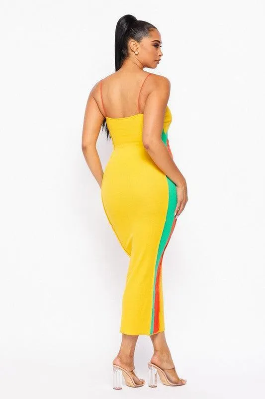 MAXI DRESS WITH CUT OUT