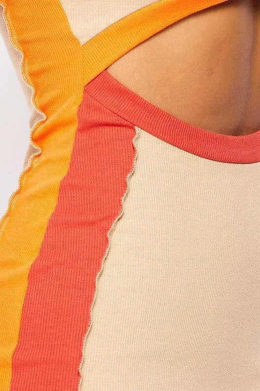 MAXI DRESS WITH CUT OUT