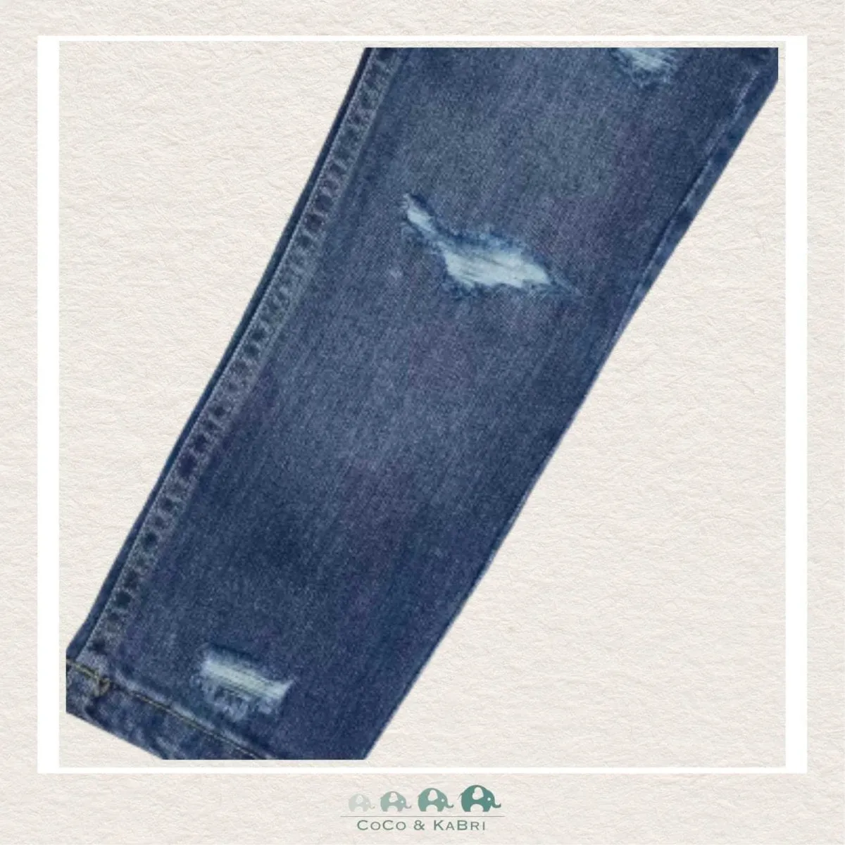 Mayoral Boys Ripped Denim Cargo Pants - Medium