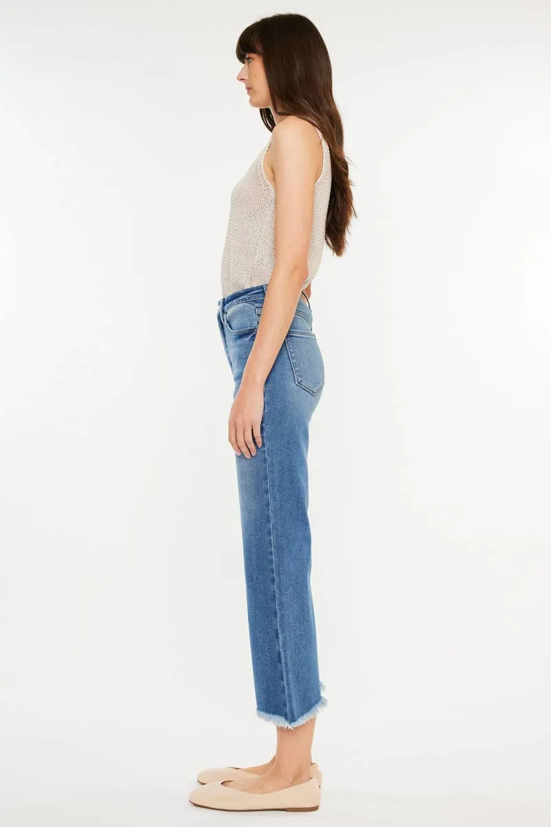 Medium High Rise Flare Kancan Capris