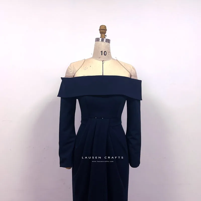 Meghan Markle Inspired White Off-the-shoulder Formal Evening Dress
