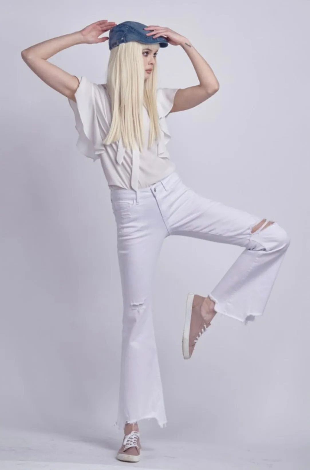 Melrose Mid Rise Flare Jeans