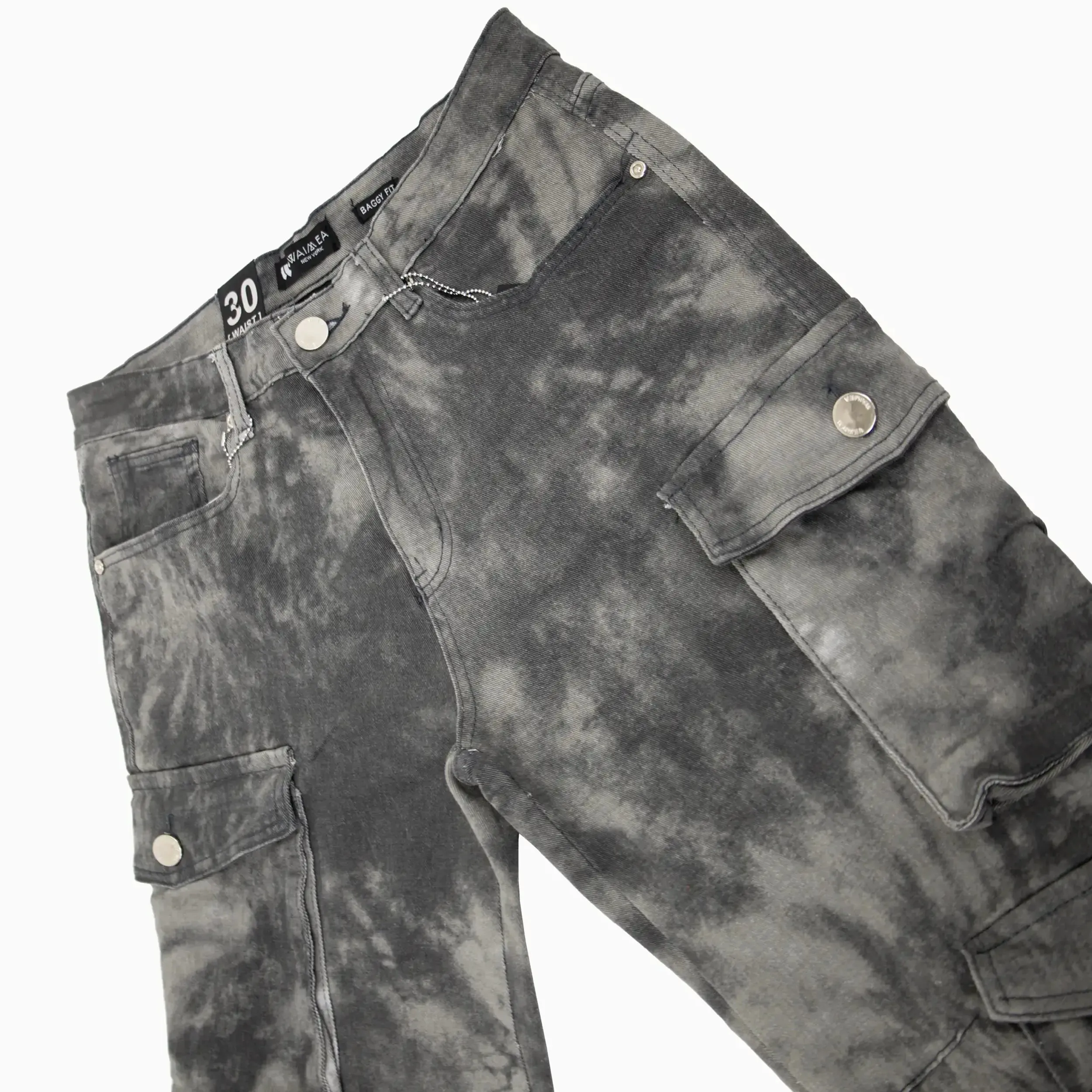 Men's Baggy Fit Cargo Jeans Pant