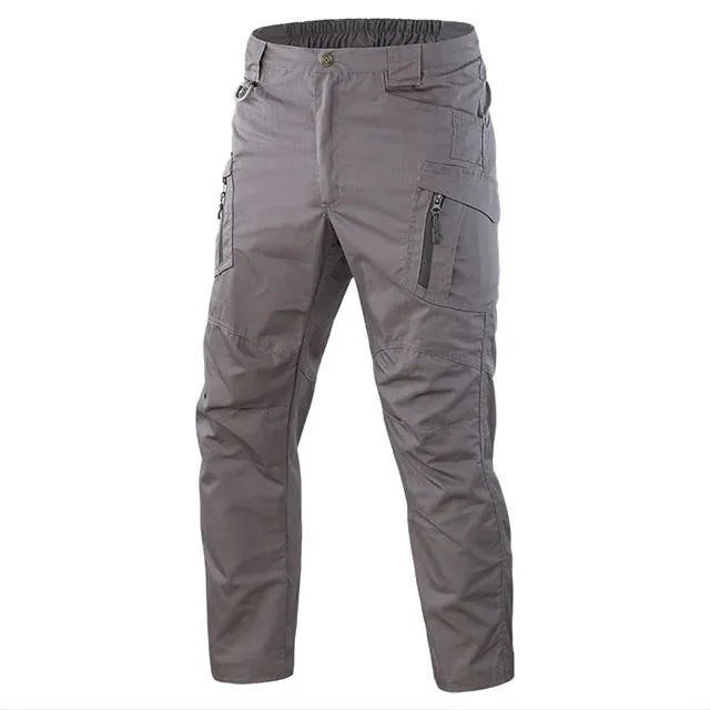 Men's Cargo Pants Combat Cargo Trousers Multi-pocket Waterproof Wear-resistant Casual Training Overalls Clothing