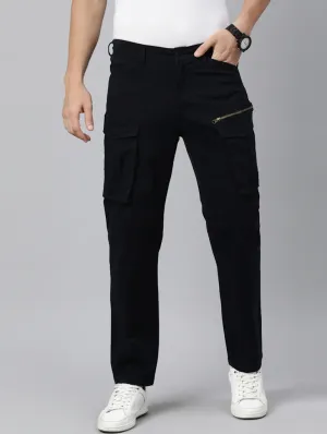 Men’s Cotton Cargo Pants (Color navy blue) (Size 32)