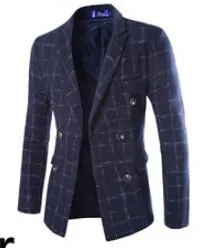 Men's Double Breasted Wool Coat Up To 2XL